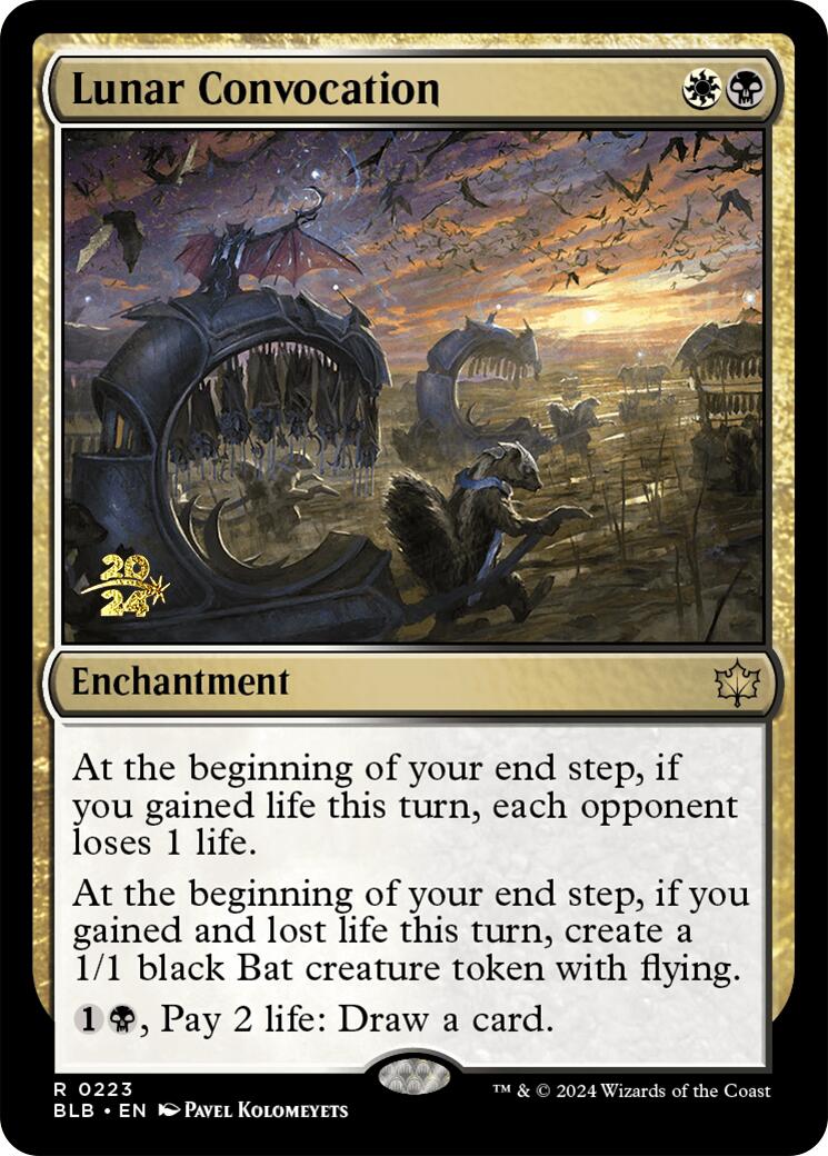 Lunar Convocation [Bloomburrow Prerelease Promos] | Odin's Place