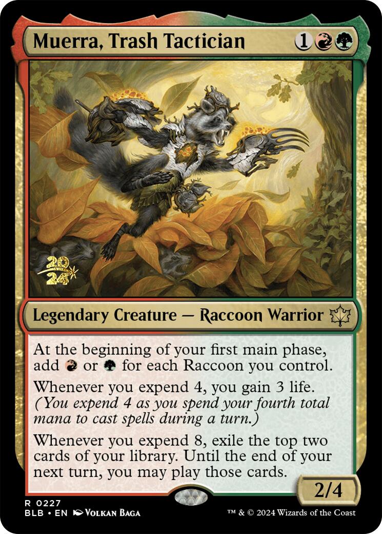 Muerra, Trash Tactician [Bloomburrow Prerelease Promos] | Odin's Place