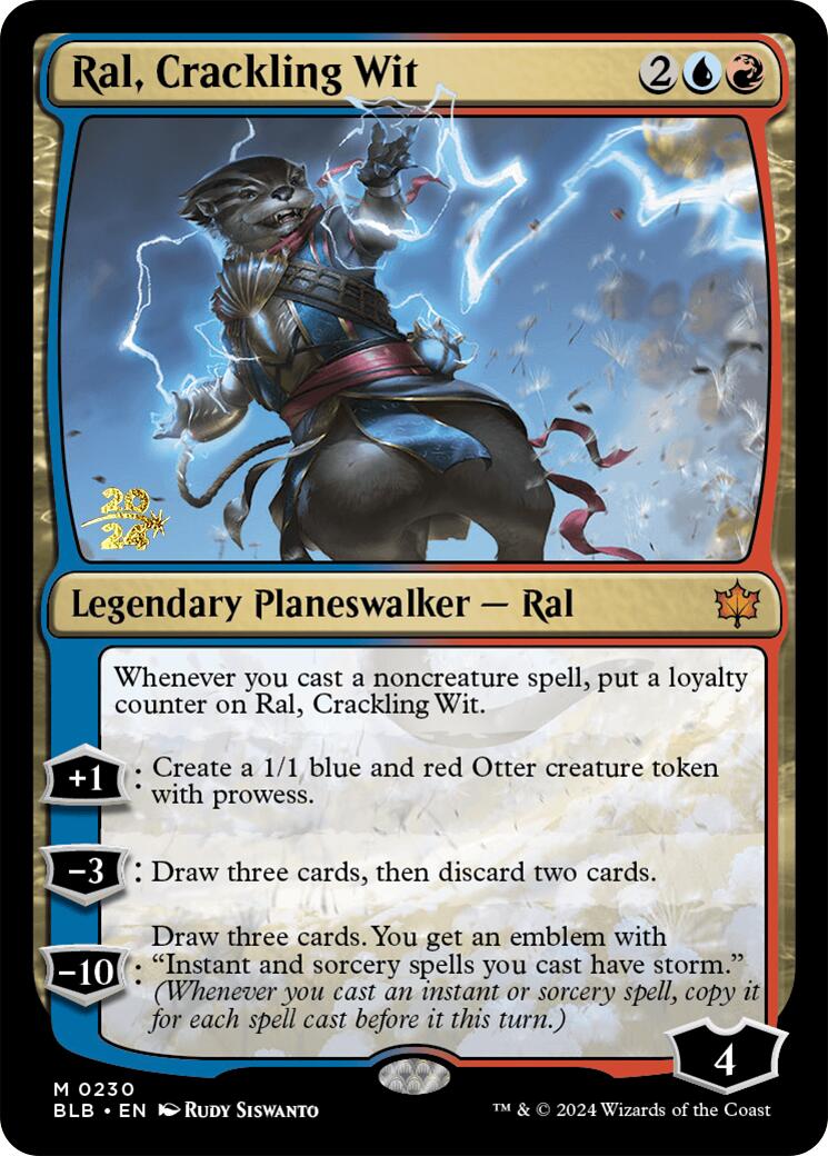 Ral, Crackling Wit [Bloomburrow Prerelease Promos] | Odin's Place