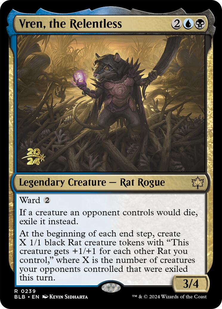 Vren, the Relentless [Bloomburrow Prerelease Promos] | Odin's Place