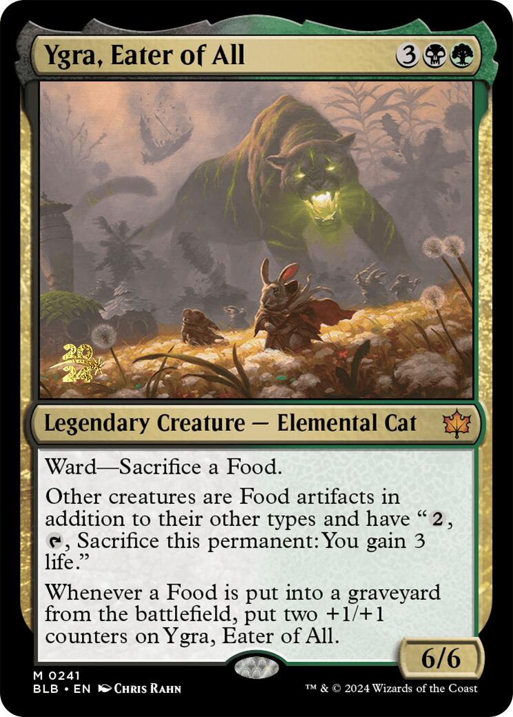 Ygra, Eater of All [Bloomburrow Prerelease Promos] | Odin's Place
