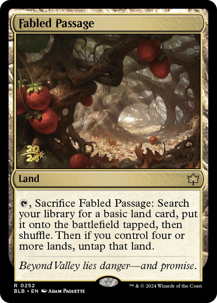 Fabled Passage [Bloomburrow Prerelease Promos] | Odin's Place