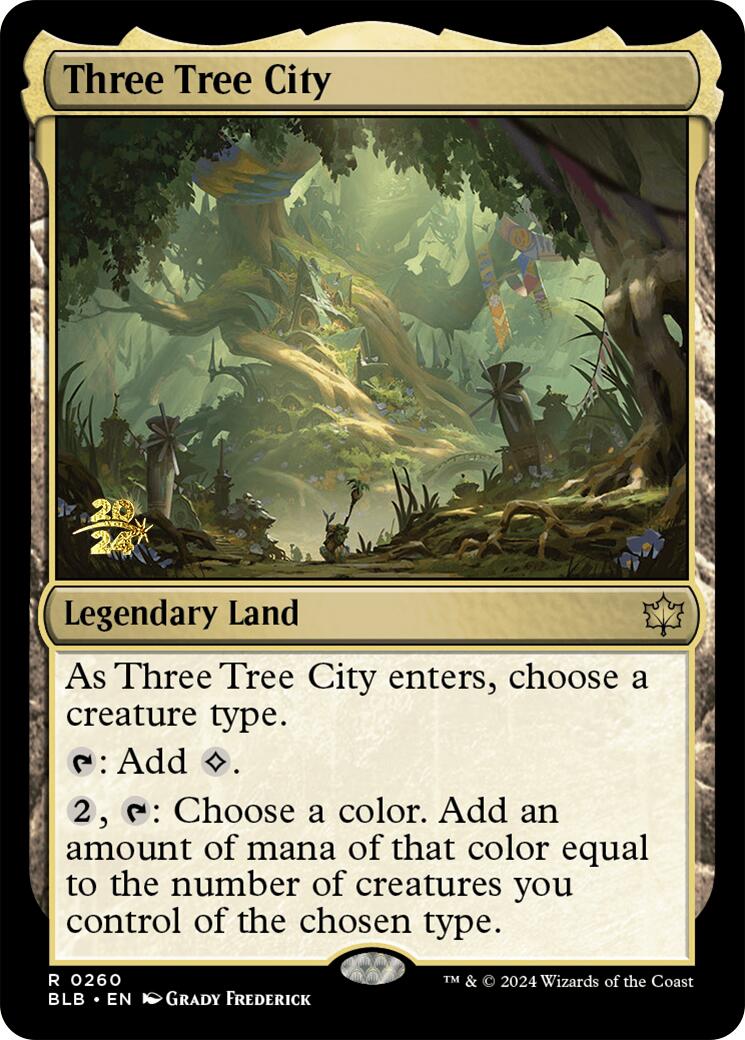 Three Tree City [Bloomburrow Prerelease Promos] | Odin's Place