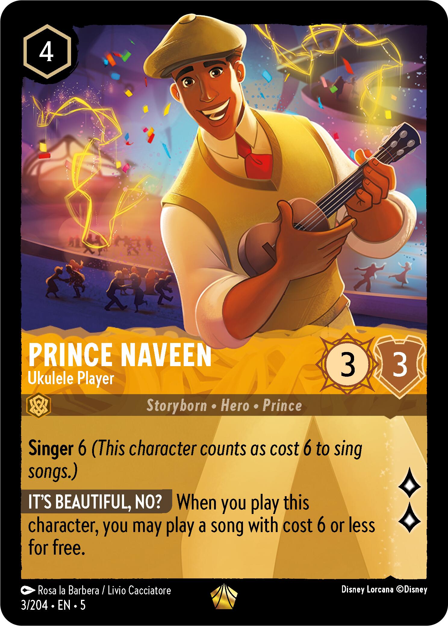 Prince Naveen - Ukulele Player (3/204) [Shimmering Skies] | Odin's Place