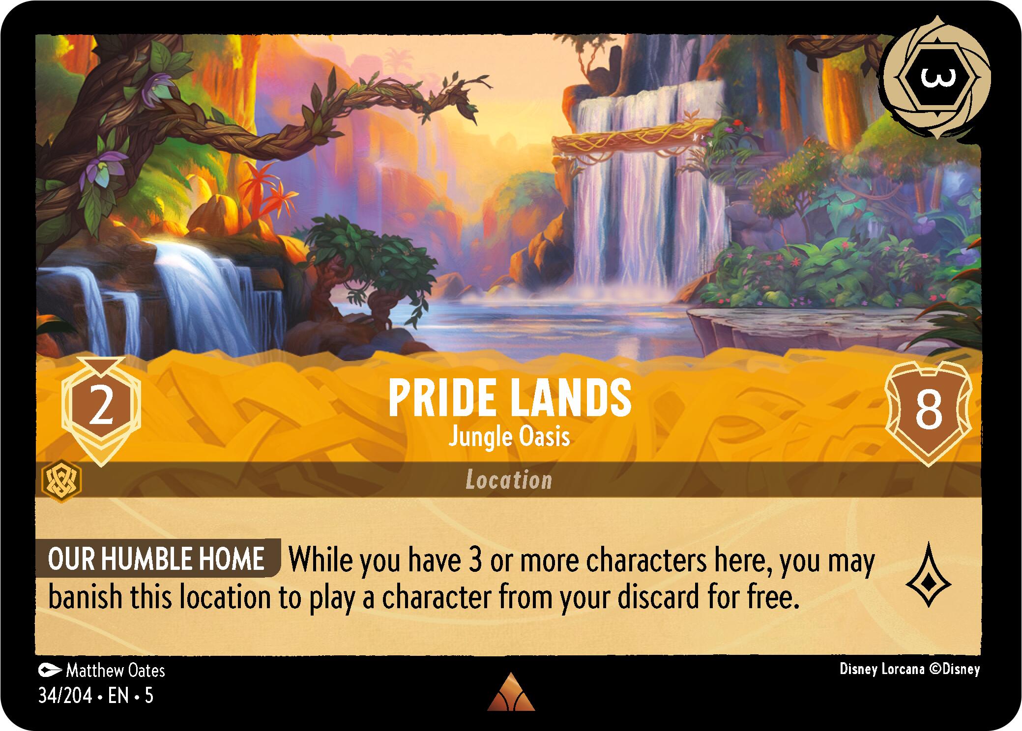 Pride Lands - Jungle Oasis (34/204) [Shimmering Skies] | Odin's Place