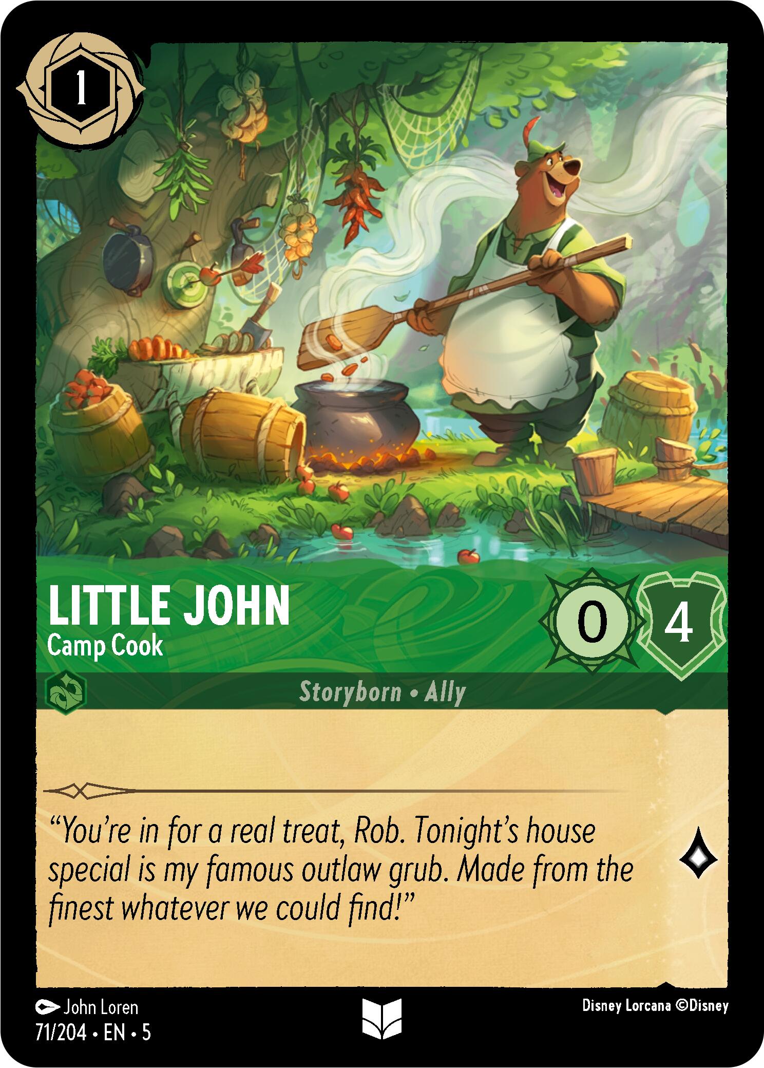 Little John - Camp Cook (71/204) [Shimmering Skies] | Odin's Place