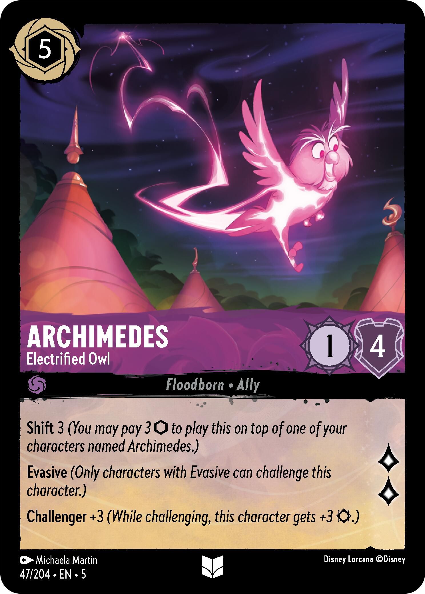 Archimedes - Electrified Owl (47/204) [Shimmering Skies] | Odin's Place