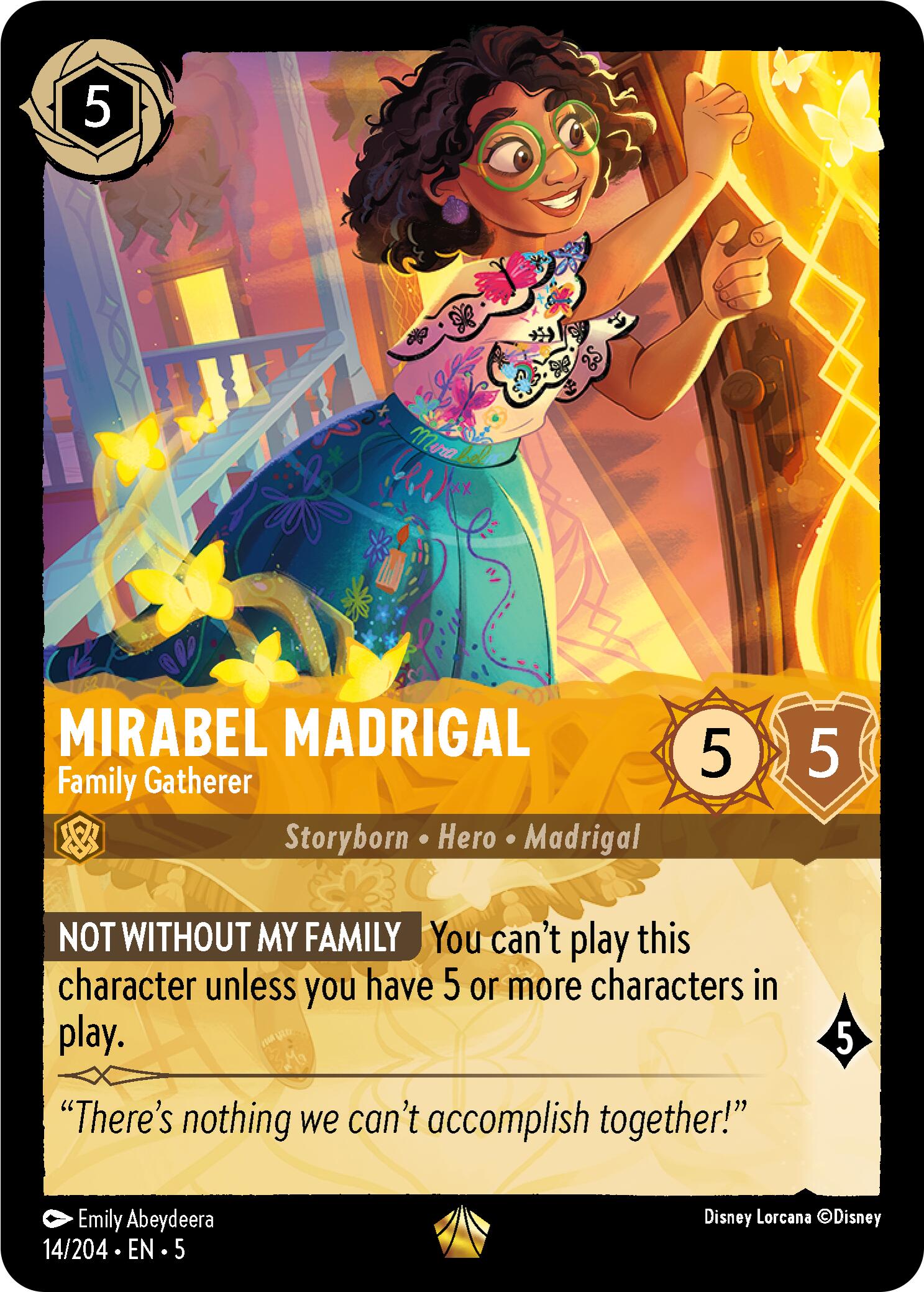 Mirabel Madrigal - Family Gatherer (14/204) [Shimmering Skies] | Odin's Place