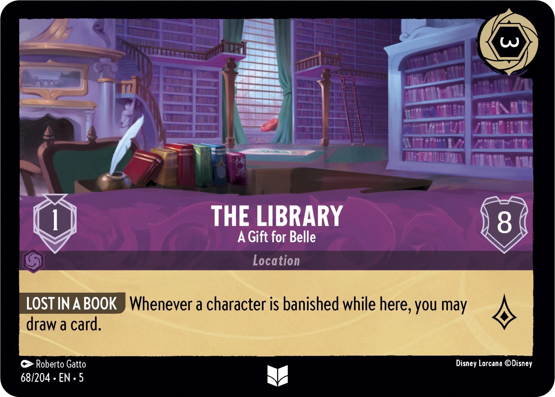 The Library - A Gift for Belle (68/204) [Shimmering Skies] | Odin's Place