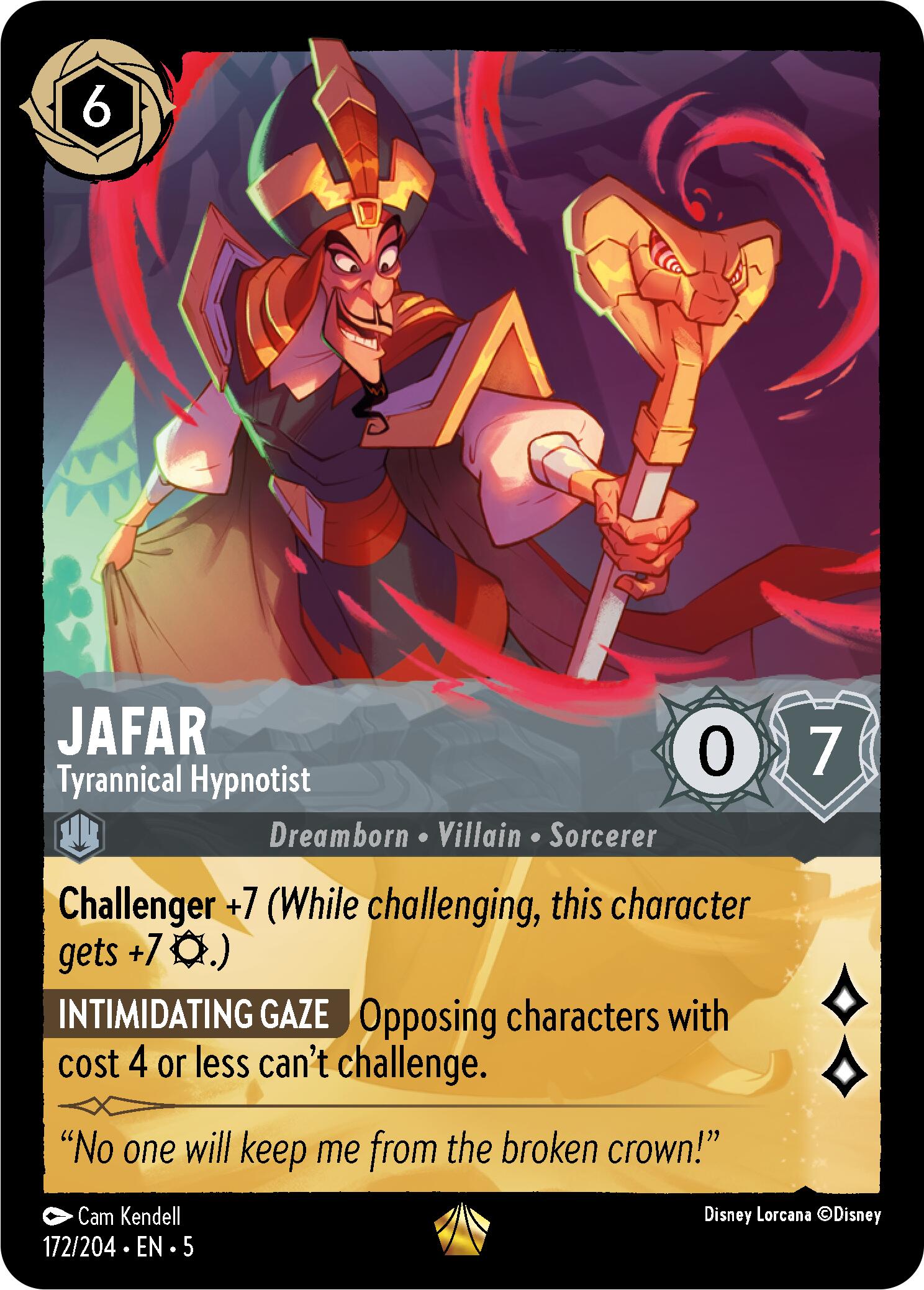 Jafar - Tyrannical Hypnotist (172/204) [Shimmering Skies] | Odin's Place