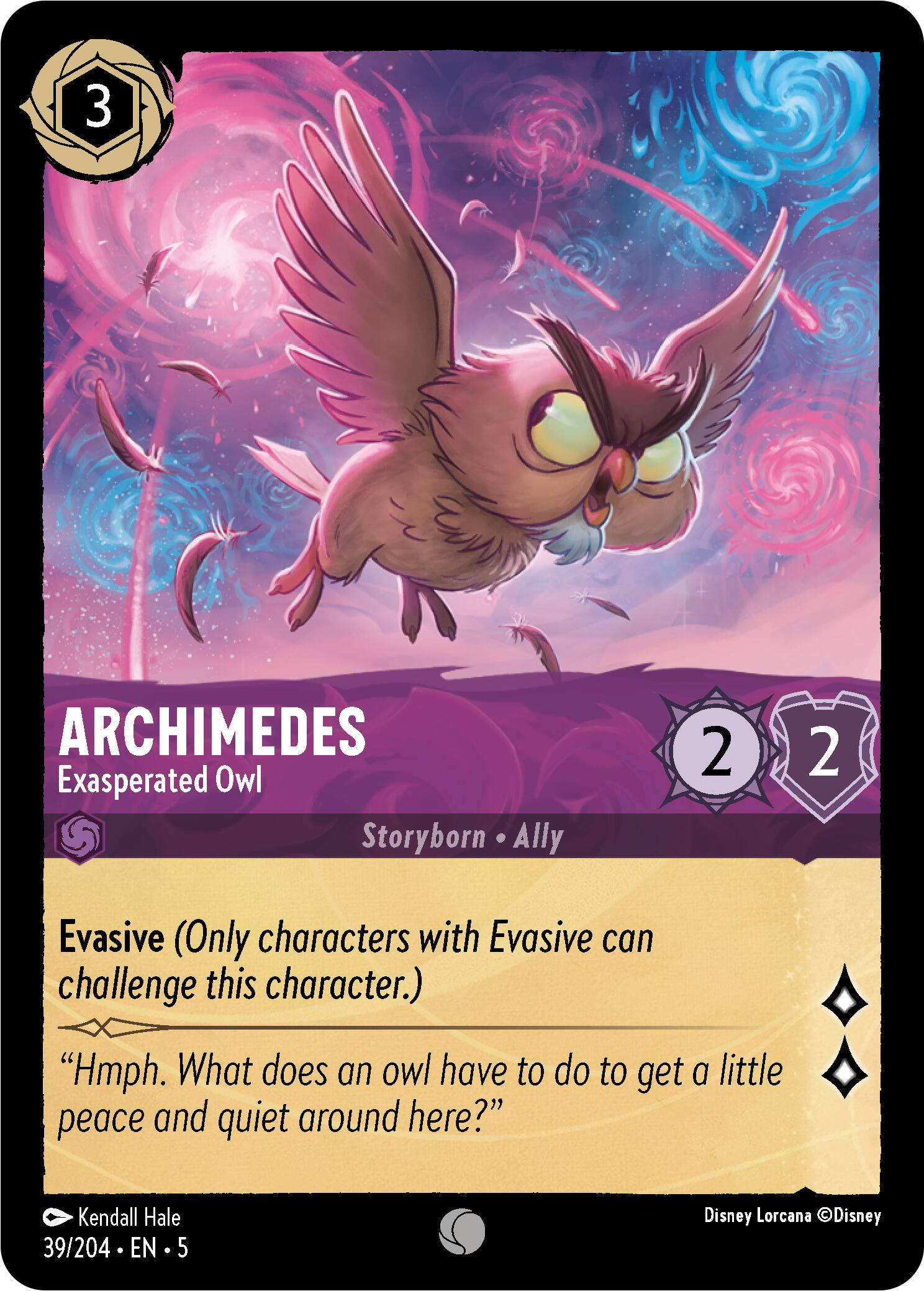 Archimedes - Exasperated Owl (39/204) [Shimmering Skies] | Odin's Place