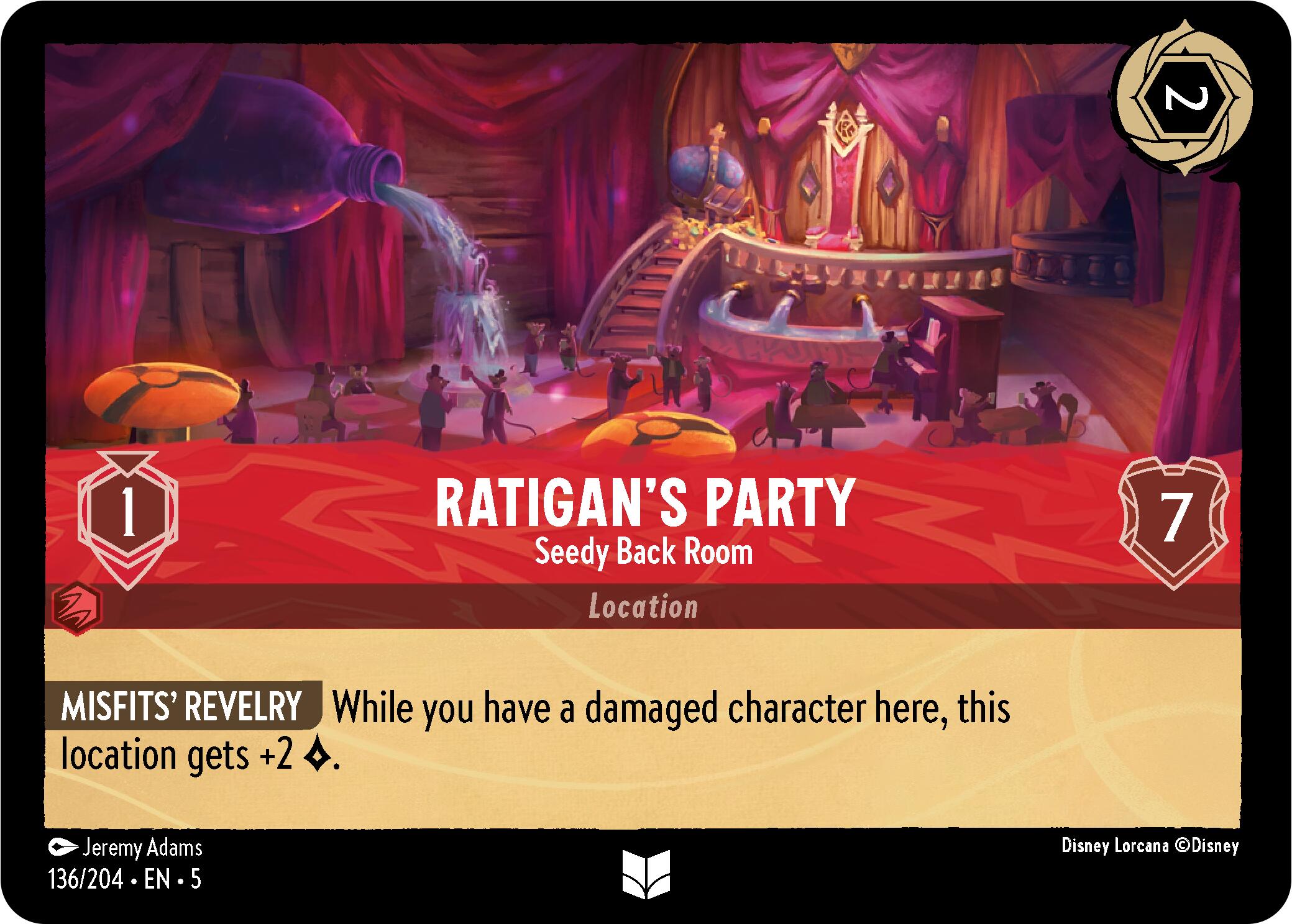Ratigan's Party - Seedy Back Room (136/204) [Shimmering Skies] | Odin's Place