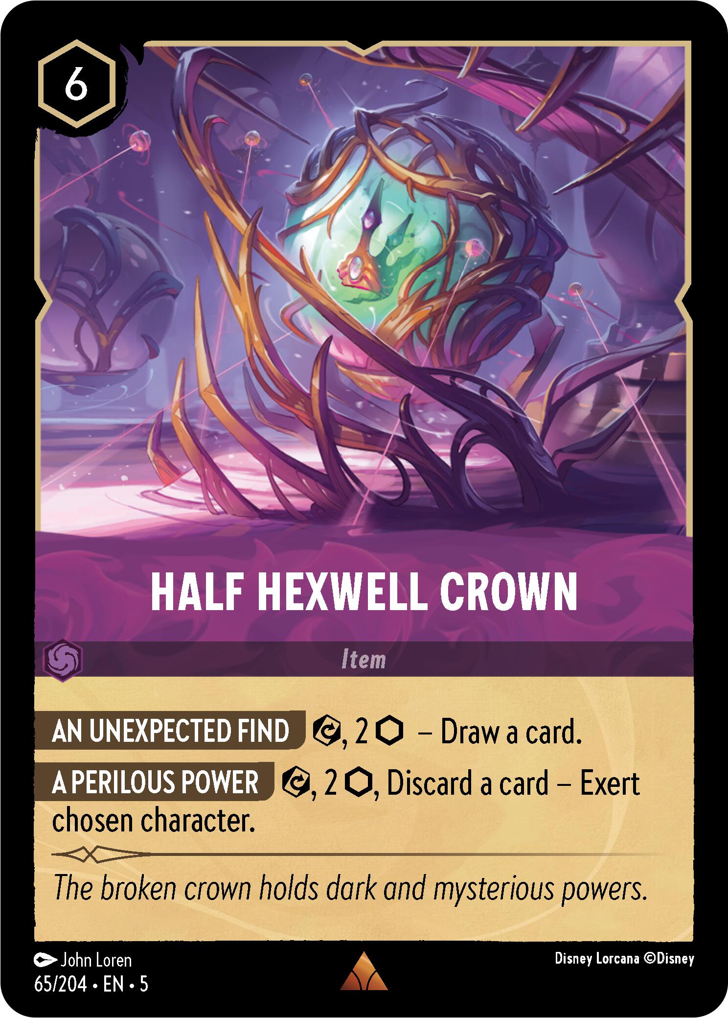 Half Hexwell Crown (65/204) [Shimmering Skies] | Odin's Place
