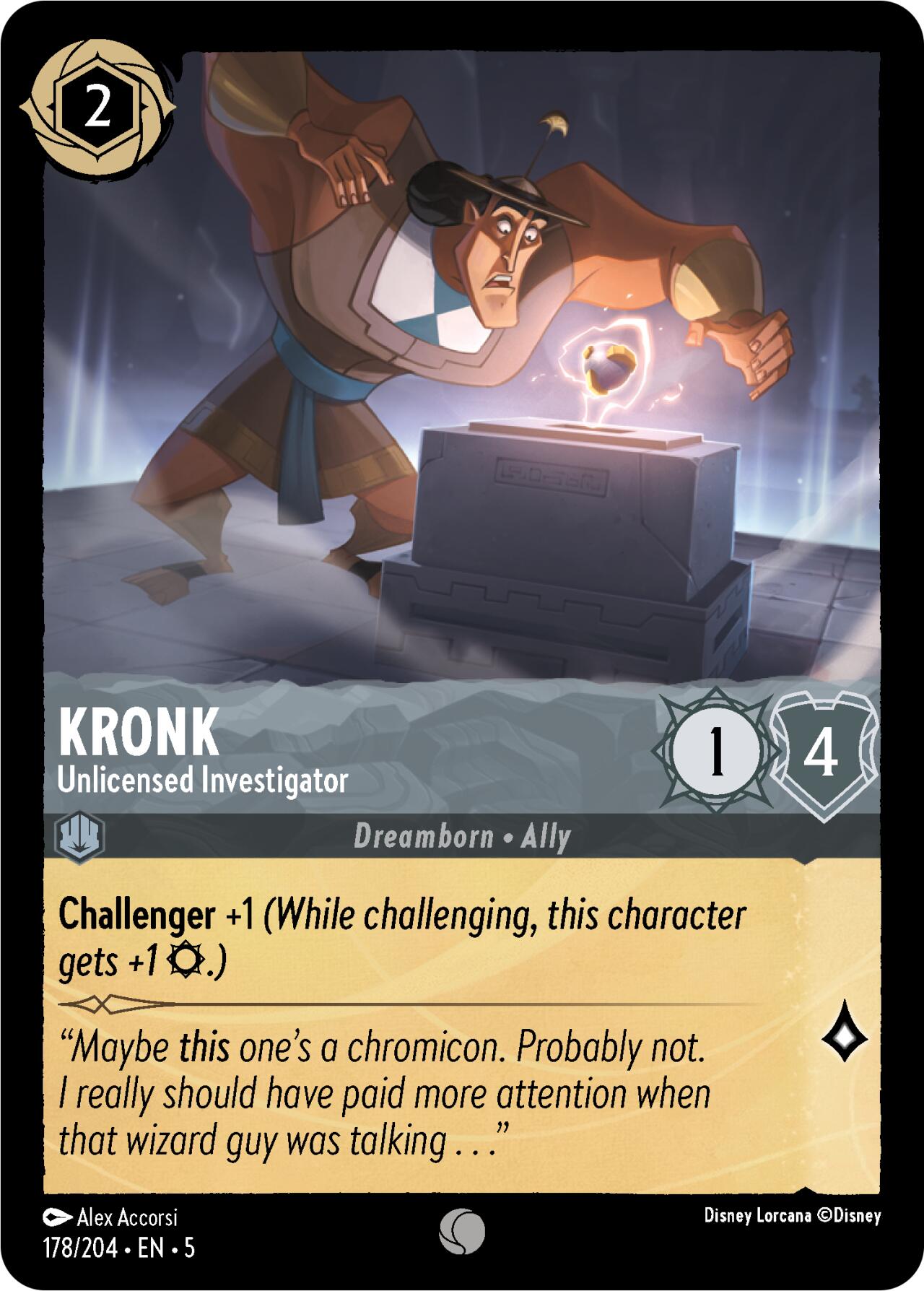 Kronk - Unlicensed Investigator (178/204) [Shimmering Skies] | Odin's Place