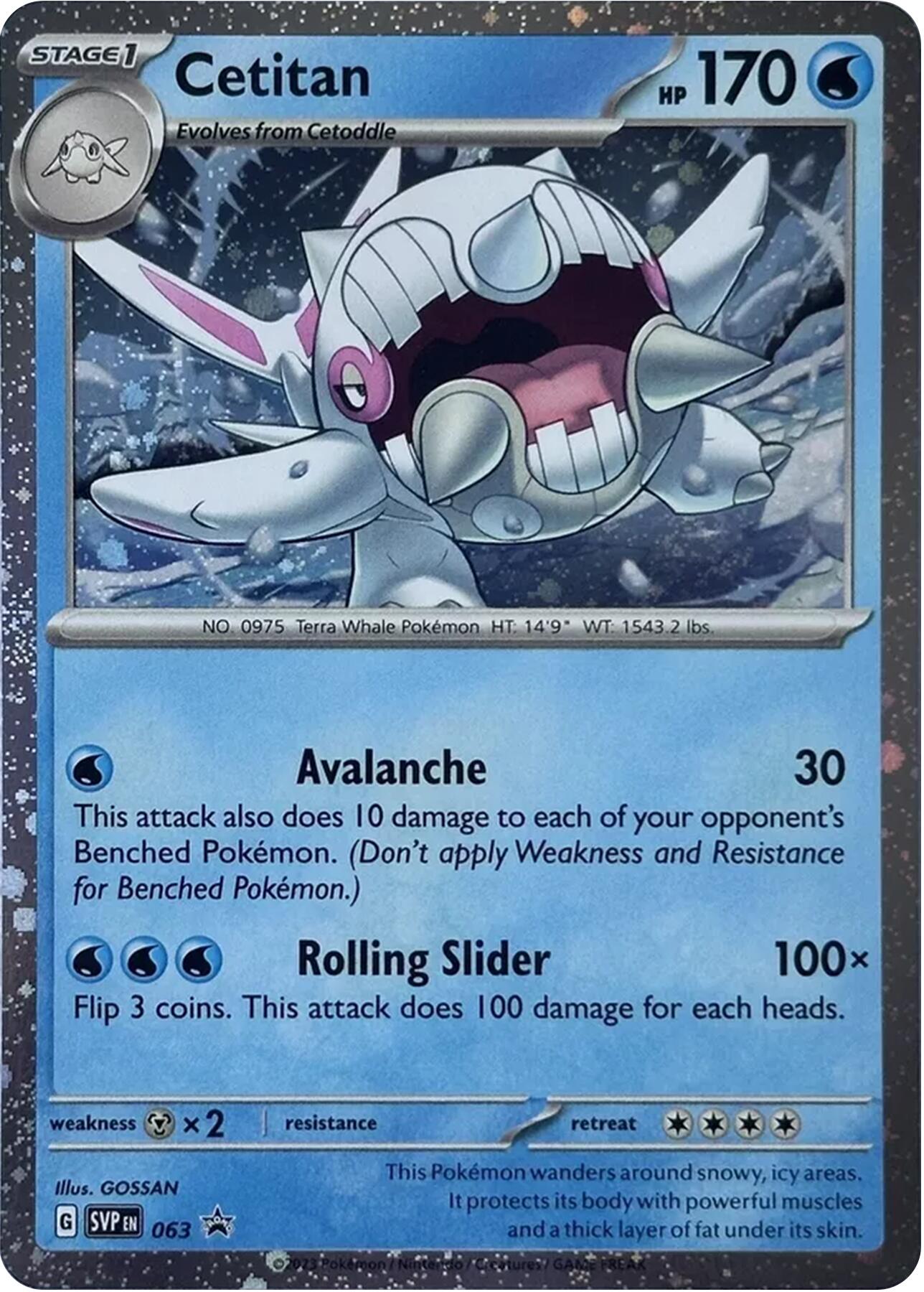 Cetitan (063) (Cosmos Holo) [Scarlet & Violet: Black Star Promos] | Odin's Place