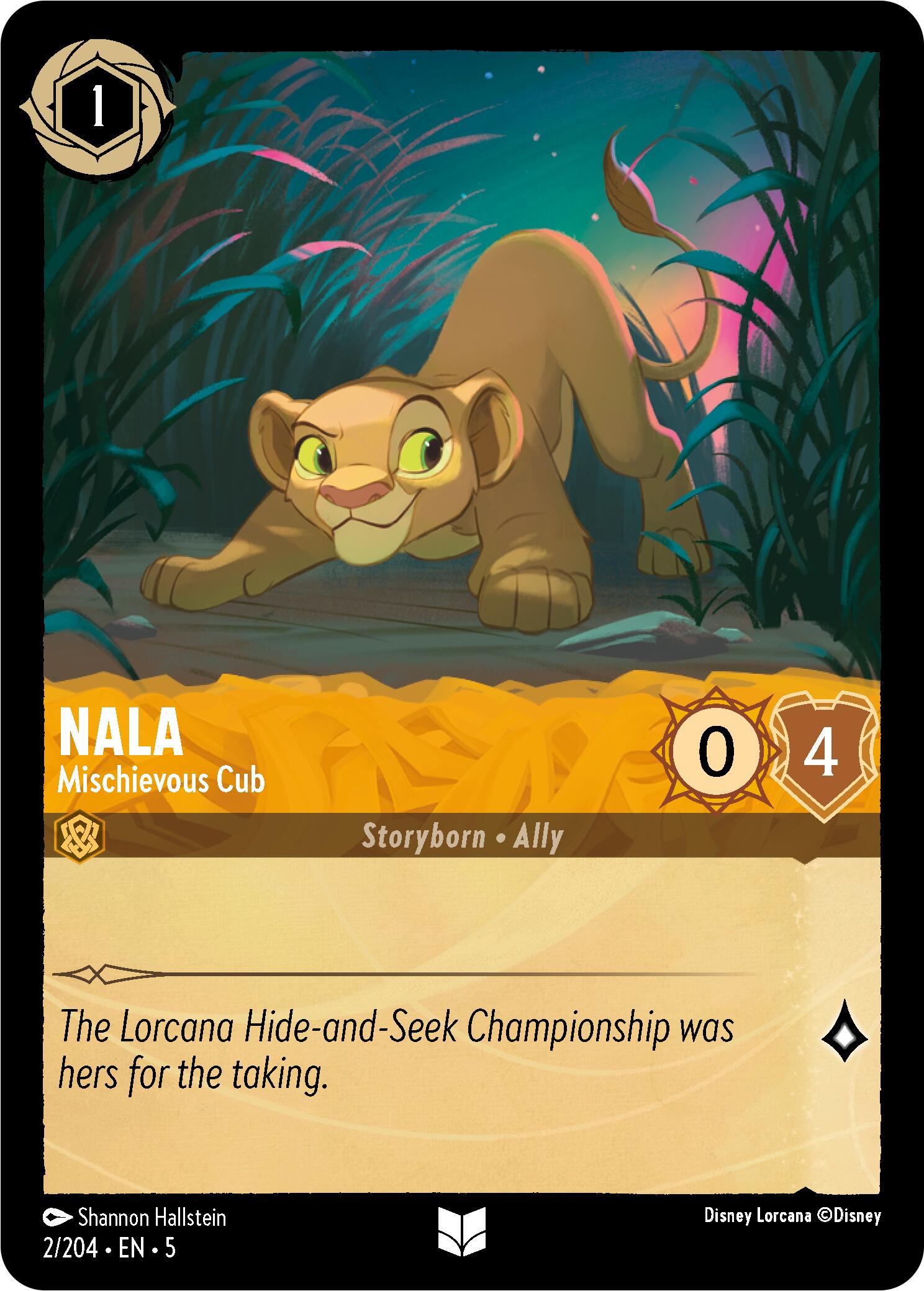 Nala - Mischievous Cub (2/204) [Shimmering Skies] | Odin's Place