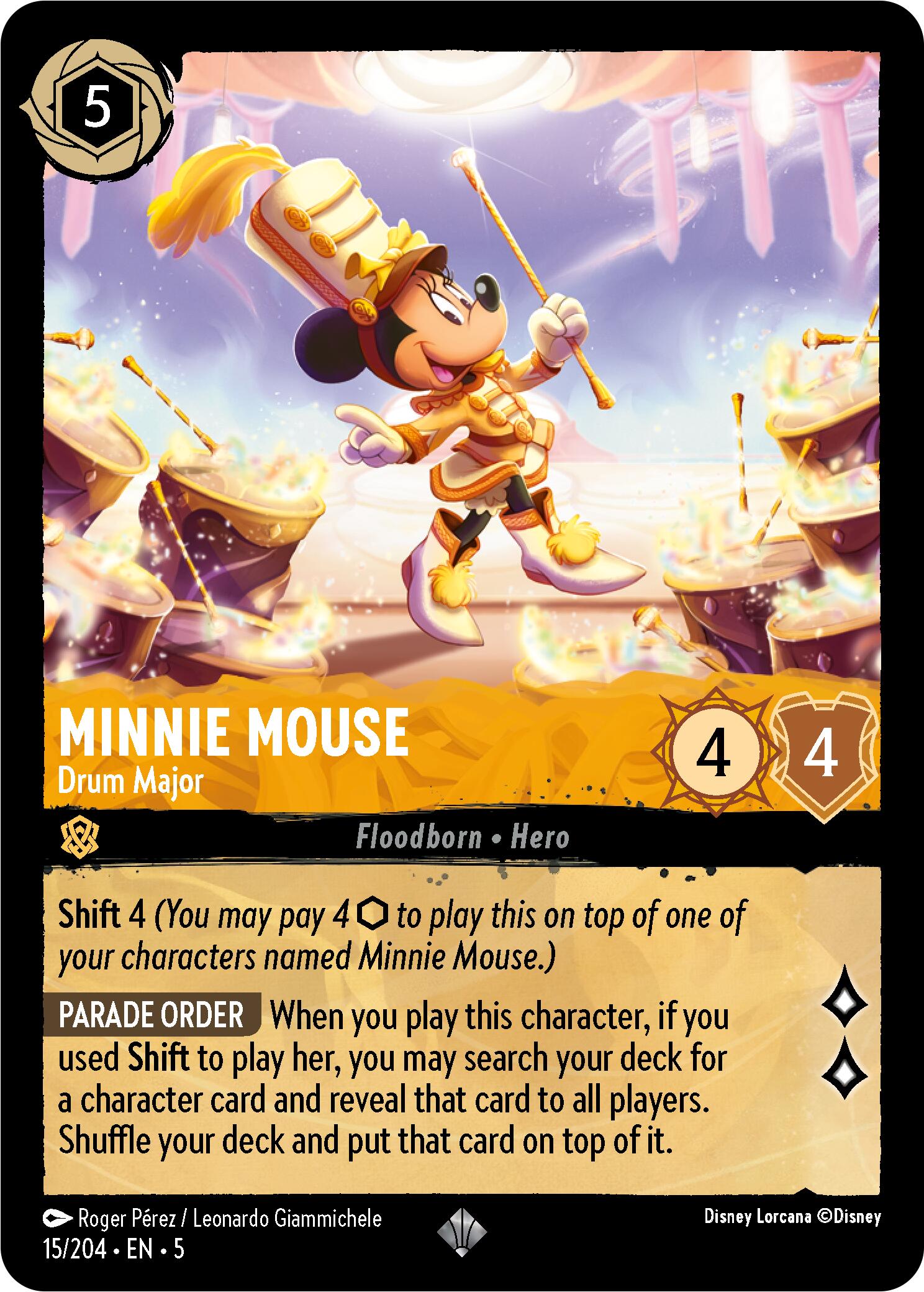 Minnie Mouse - Drum Major (15/204) [Shimmering Skies] | Odin's Place