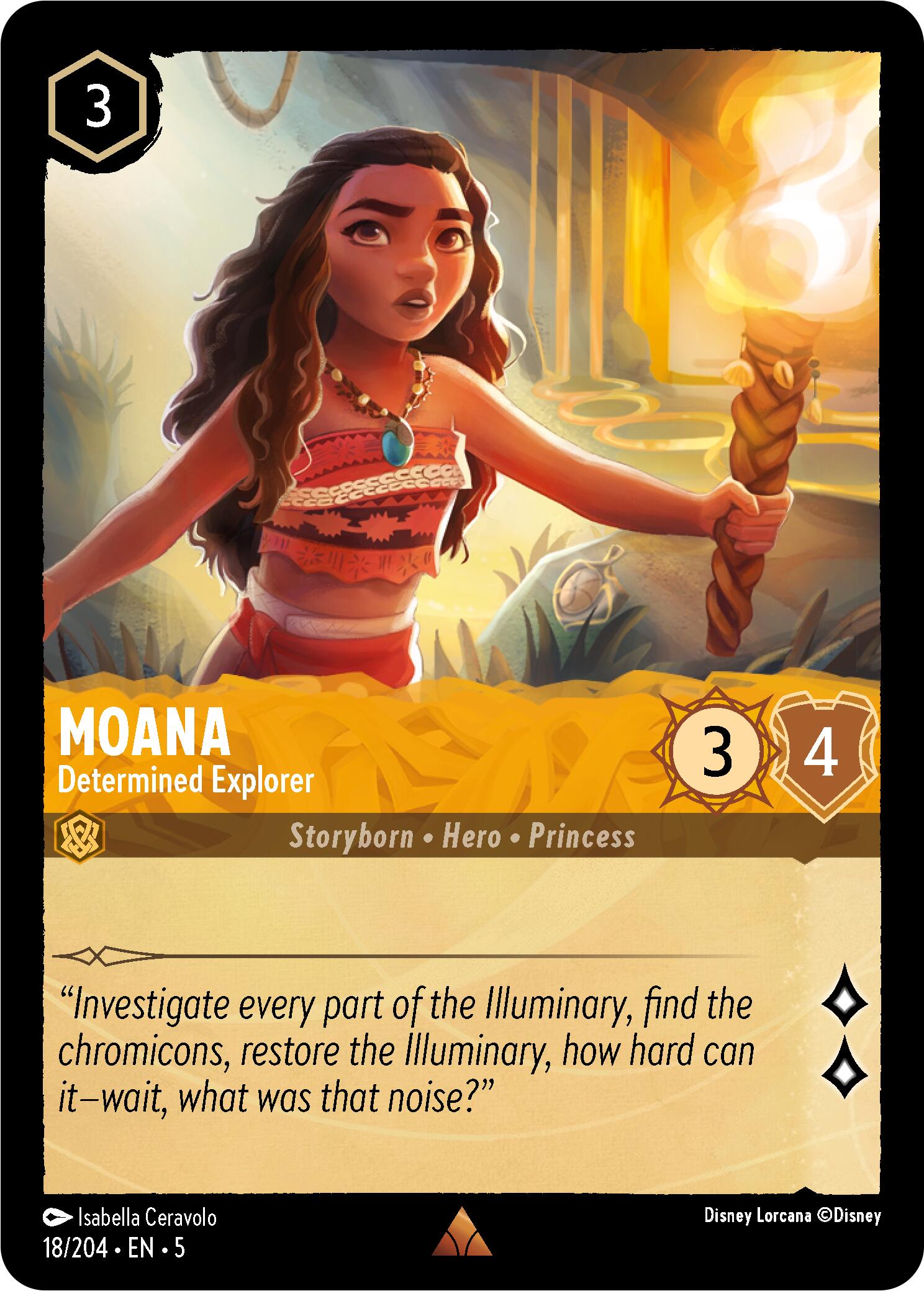 Moana - Determined Explorer (18/204) [Shimmering Skies] | Odin's Place