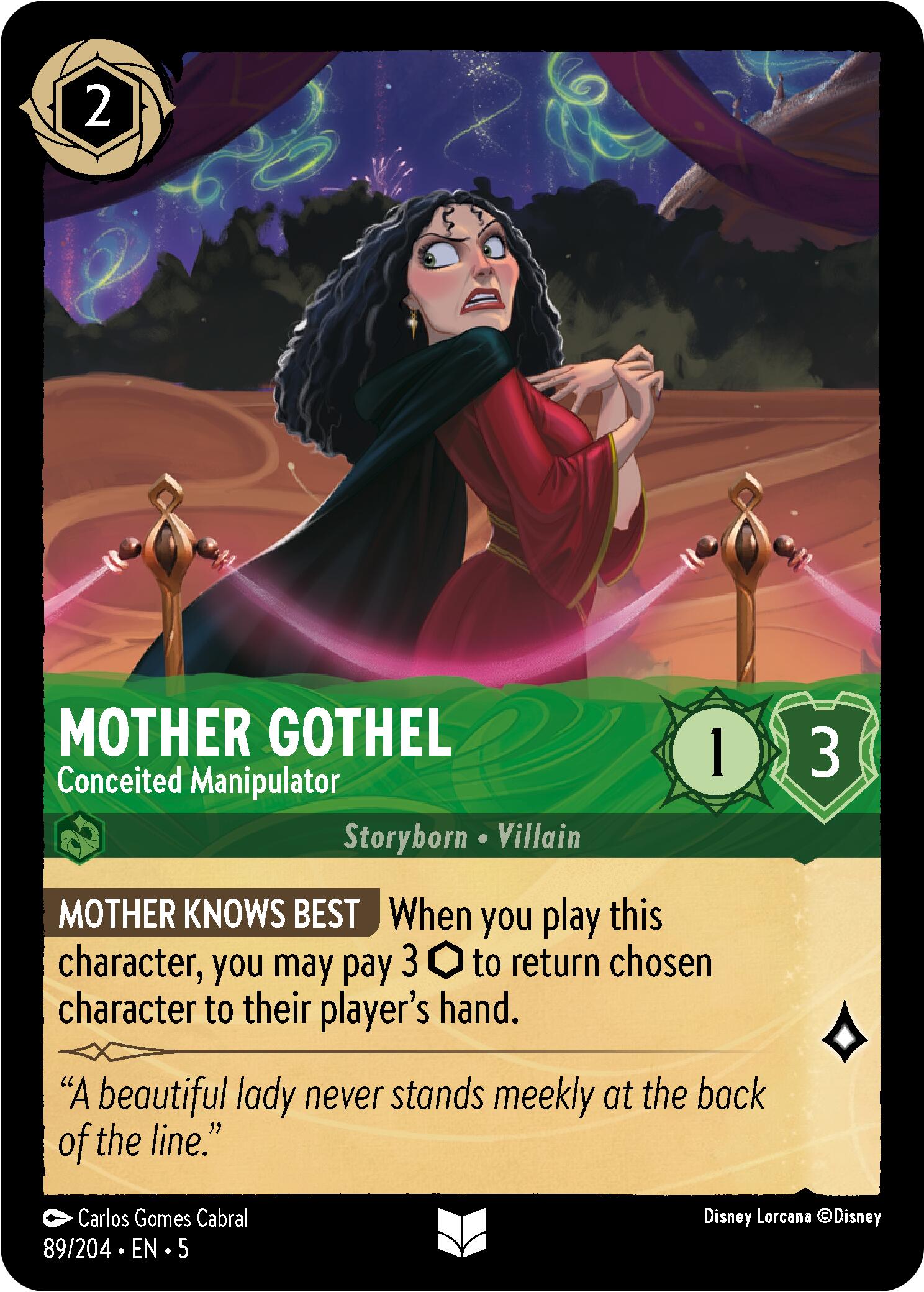 Mother Gothel - Conceited Manipulator (89/204) [Shimmering Skies] | Odin's Place