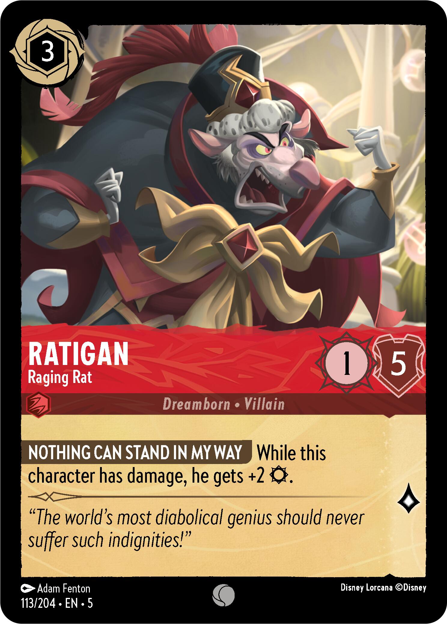 Ratigan - Raging Rat (113/204) [Shimmering Skies] | Odin's Place