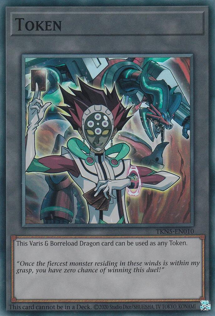 Token: Varis and Borreload Dragon [TKN5-EN010] Super Rare | Odin's Place