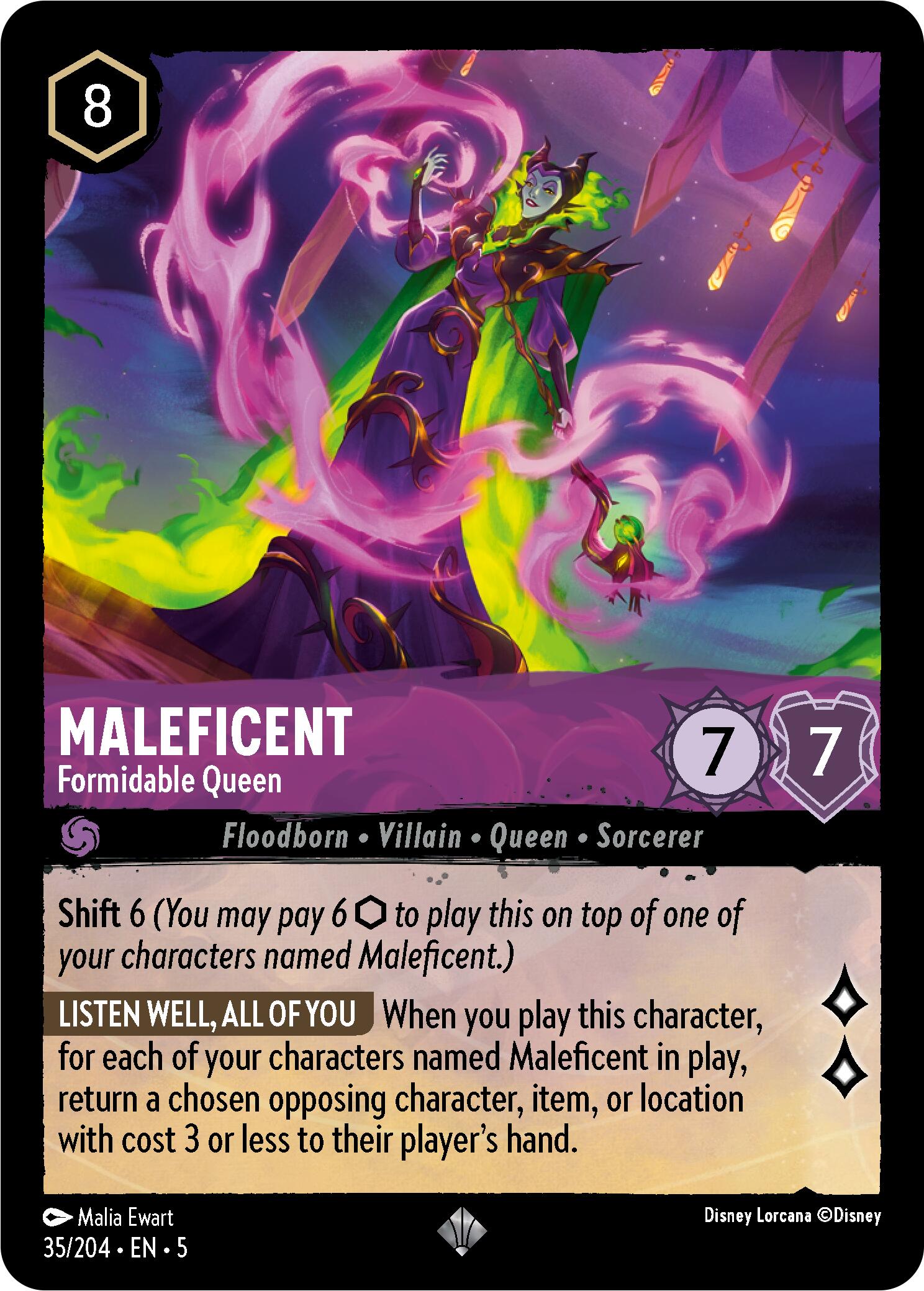 Maleficent - Formidable Queen (35/204) [Shimmering Skies] | Odin's Place