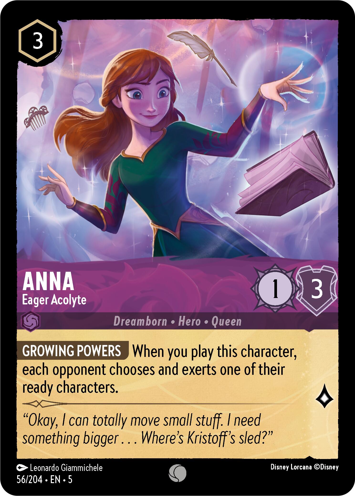 Anna - Eager Acolyte (56/204) [Shimmering Skies] | Odin's Place