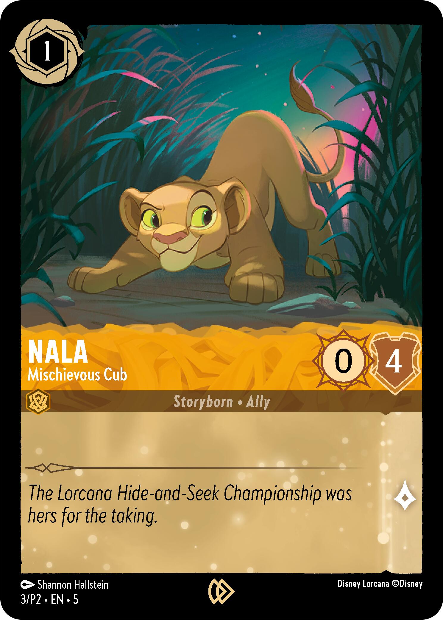 Nala - Mischievous Cub (3) [Promo Cards] | Odin's Place