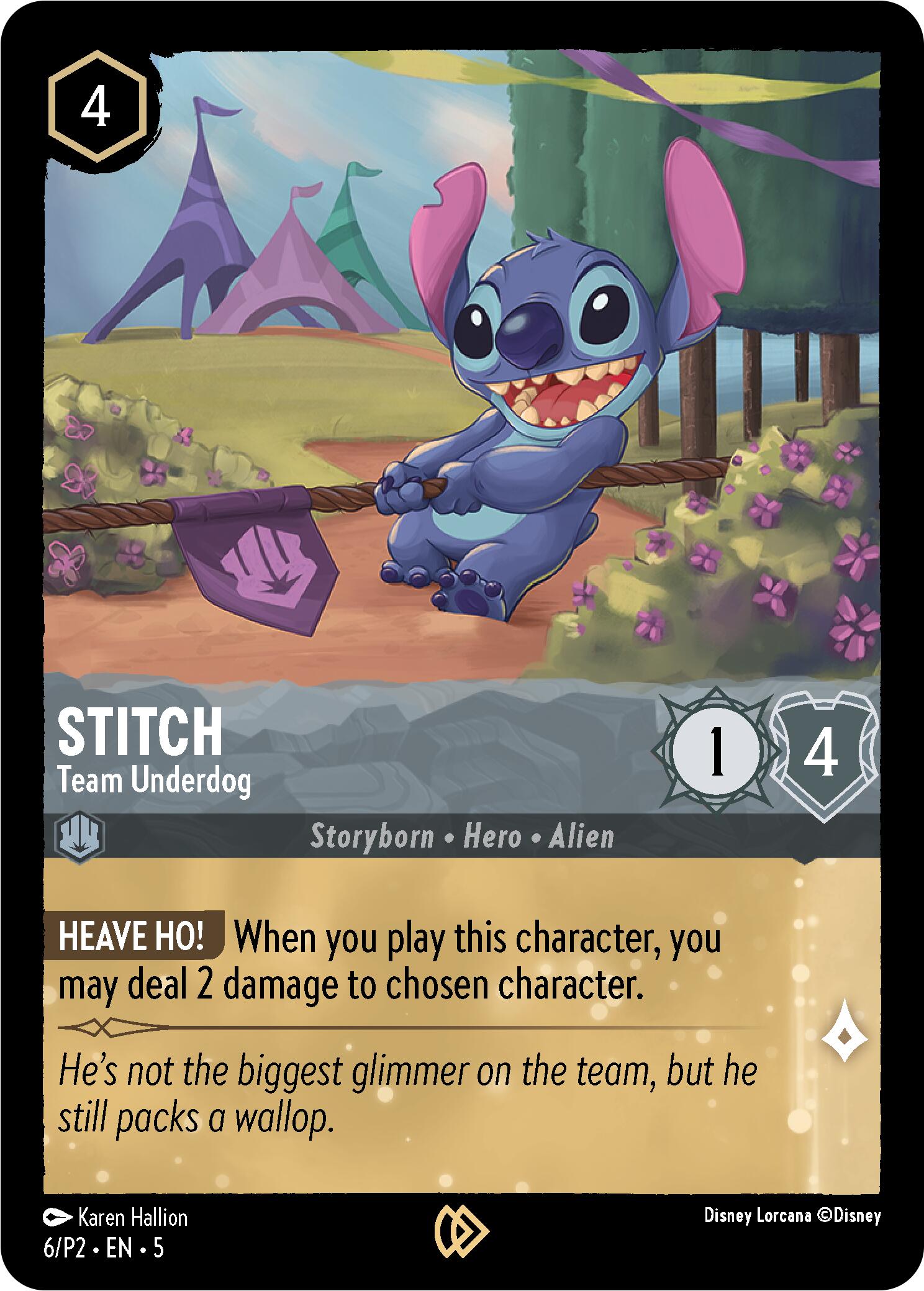 Stitch - Team Underdog (6) [Promo Cards] | Odin's Place