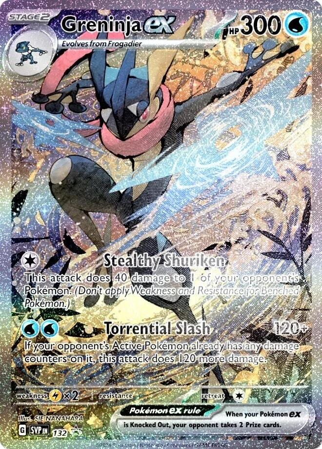 Greninja ex (132) [Scarlet & Violet: Black Star Promos] | Odin's Place
