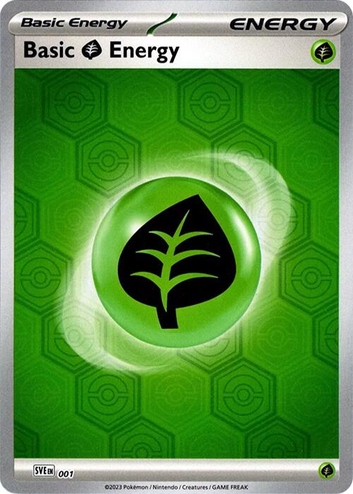 Basic Grass Energy (001) [Scarlet & Violet: Shrouded Fable] | Odin's Place