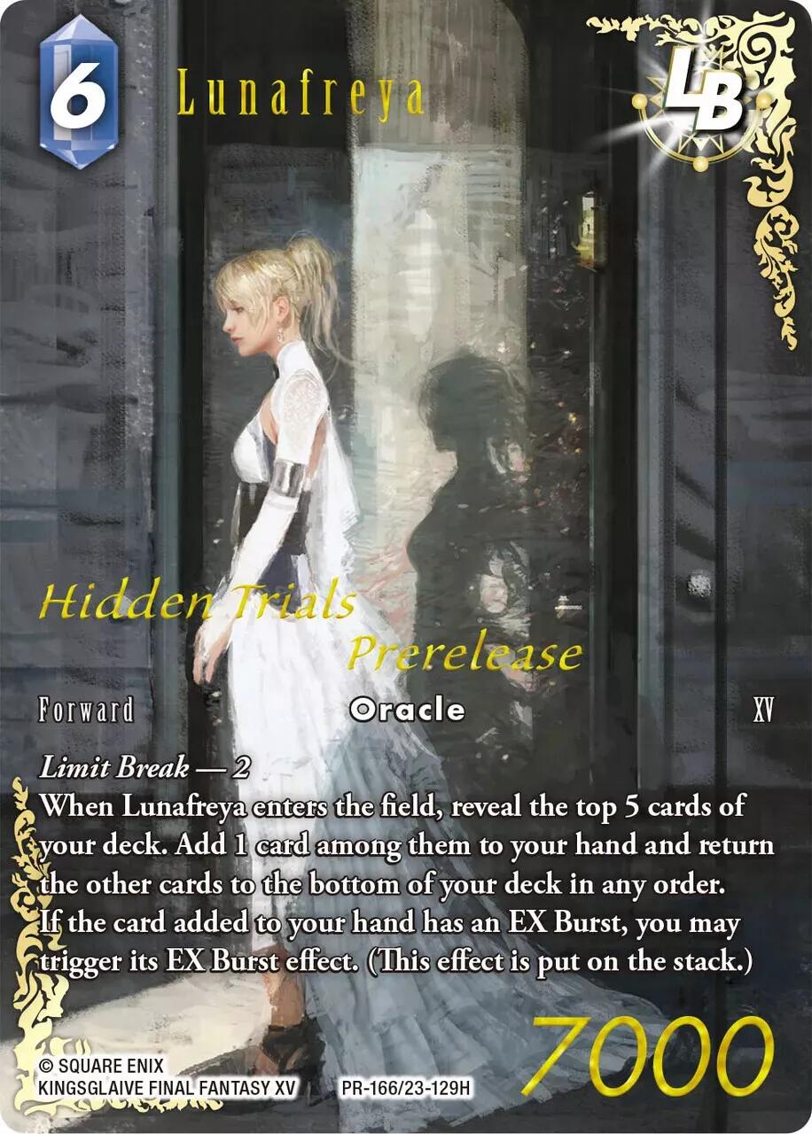 Lunafreya LB (Prerelease Promo) [Promo Cards] | Odin's Place