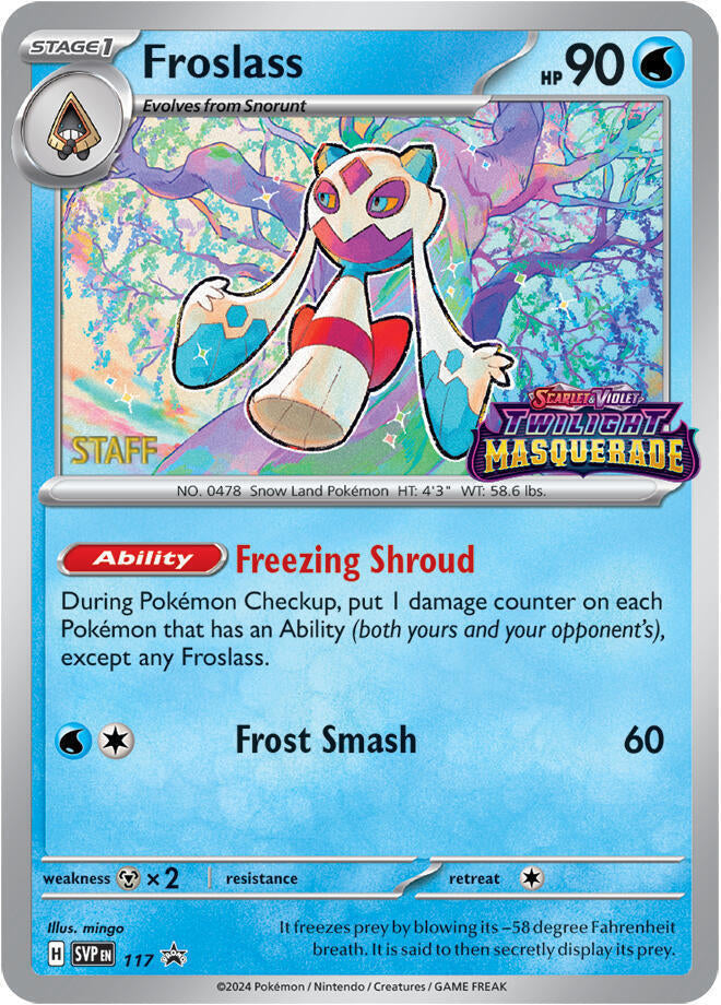 Froslass (117) (Staff) [Scarlet & Violet: Black Star Promos] | Odin's Place