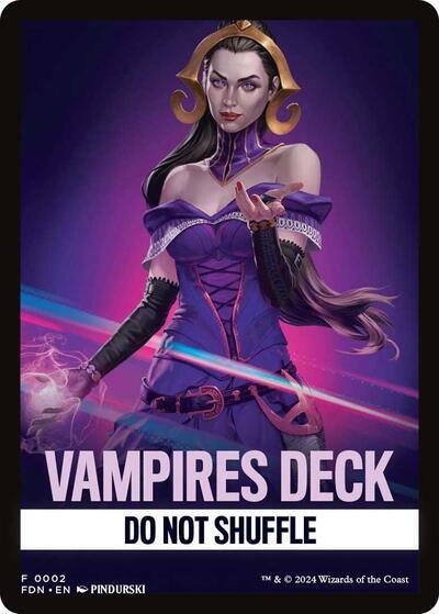 Vampires Deck Theme Card [Foundations Tokens] | Odin's Place