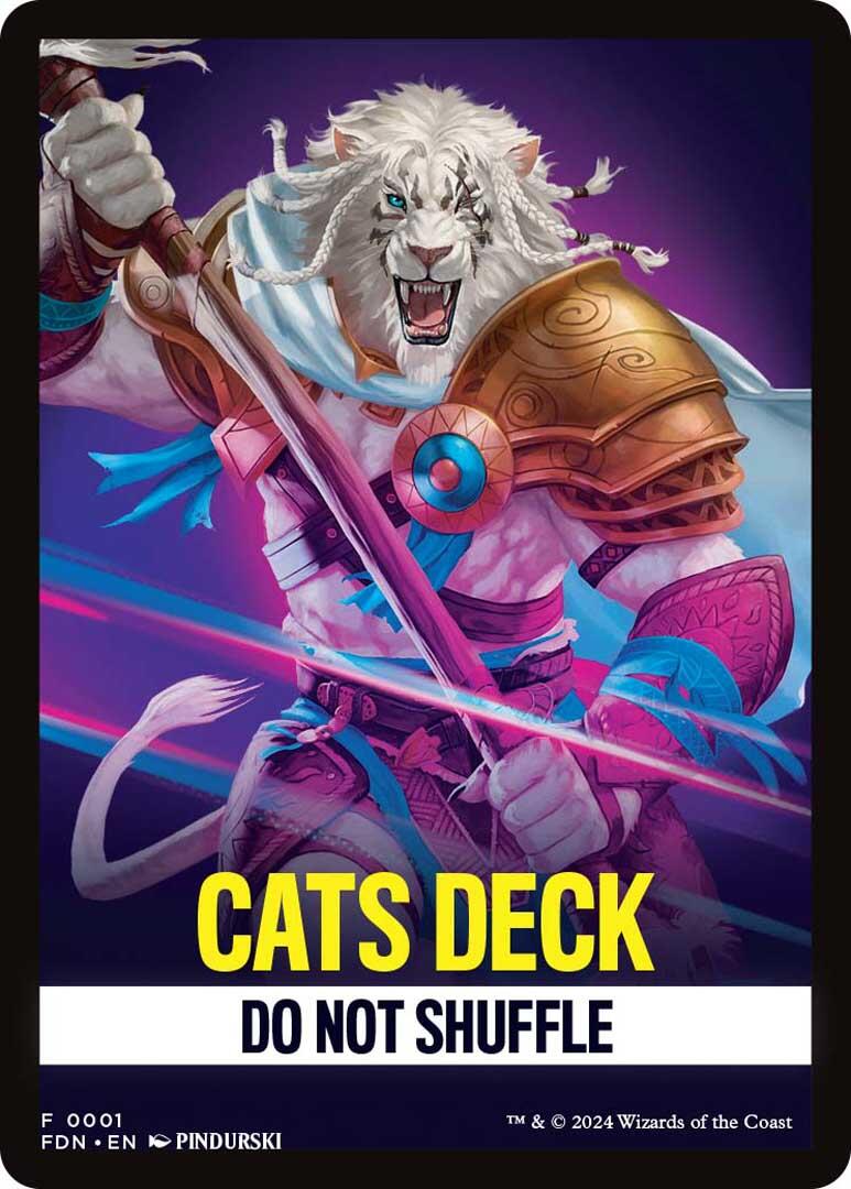 Cats Deck Theme Card [Foundations Tokens] | Odin's Place