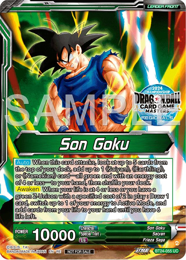 Son Goku // SS Son Goku, Beginning of a Legend (BT24-055) [Promotion Cards] | Odin's Place