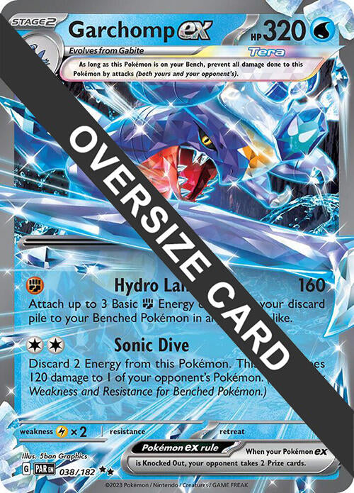 Garchomp ex (038) (Jumbo Card) [Scarlet & Violet: Black Star Promos] | Odin's Place