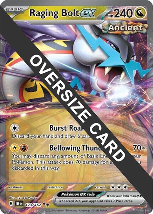 Raging Bolt ex (123) (Jumbo Card) [Scarlet & Violet: Black Star Promos] | Odin's Place