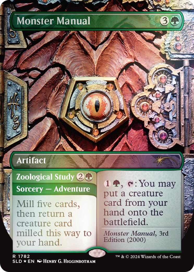 Monster Manual (Rainbow Foil) [Secret Lair Drop Series] | Odin's Place