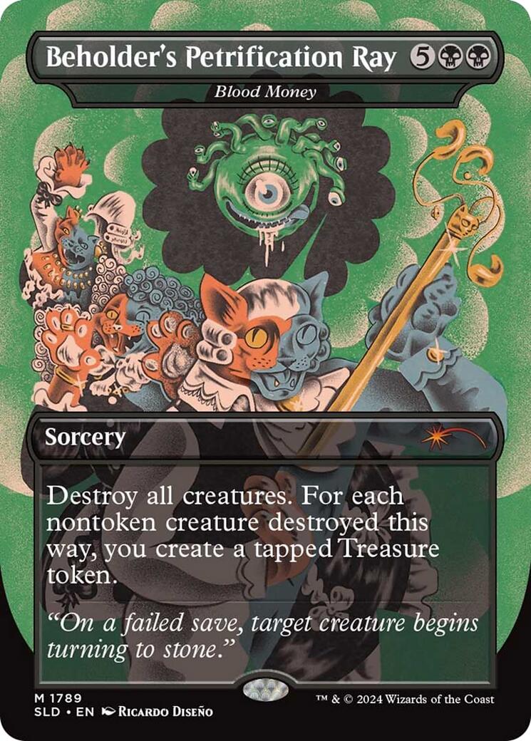 Beholder's Petrification Ray - Blood Money [Secret Lair Drop Series] | Odin's Place