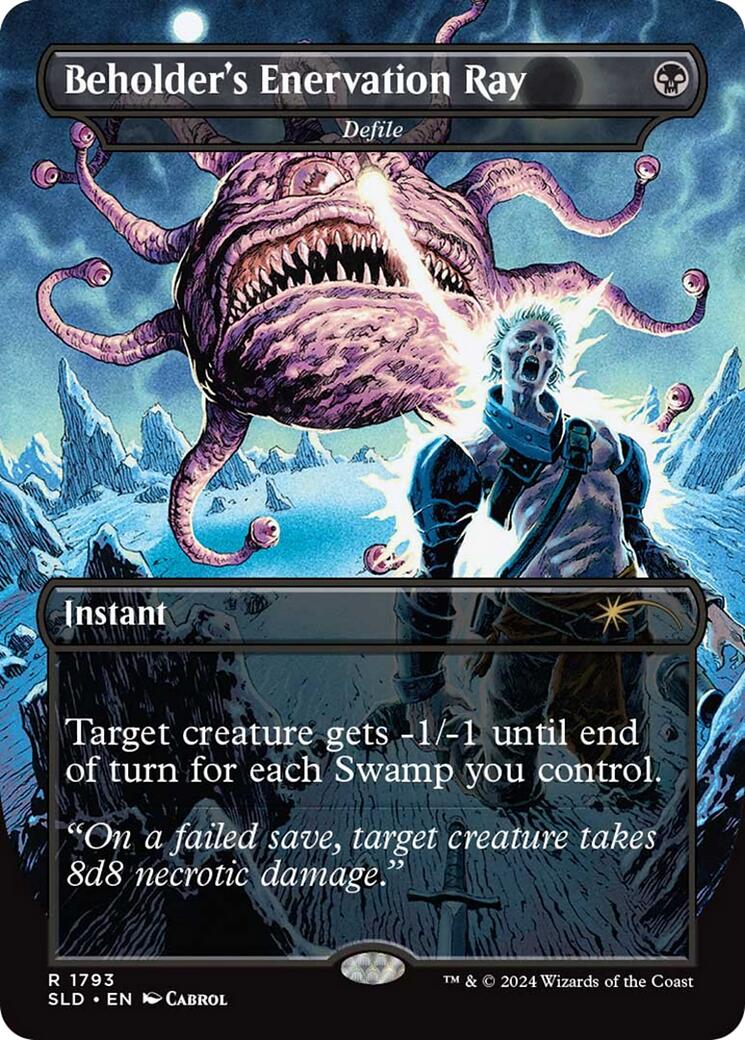 Beholder's Enervation Ray - Defile [Secret Lair Drop Series] | Odin's Place