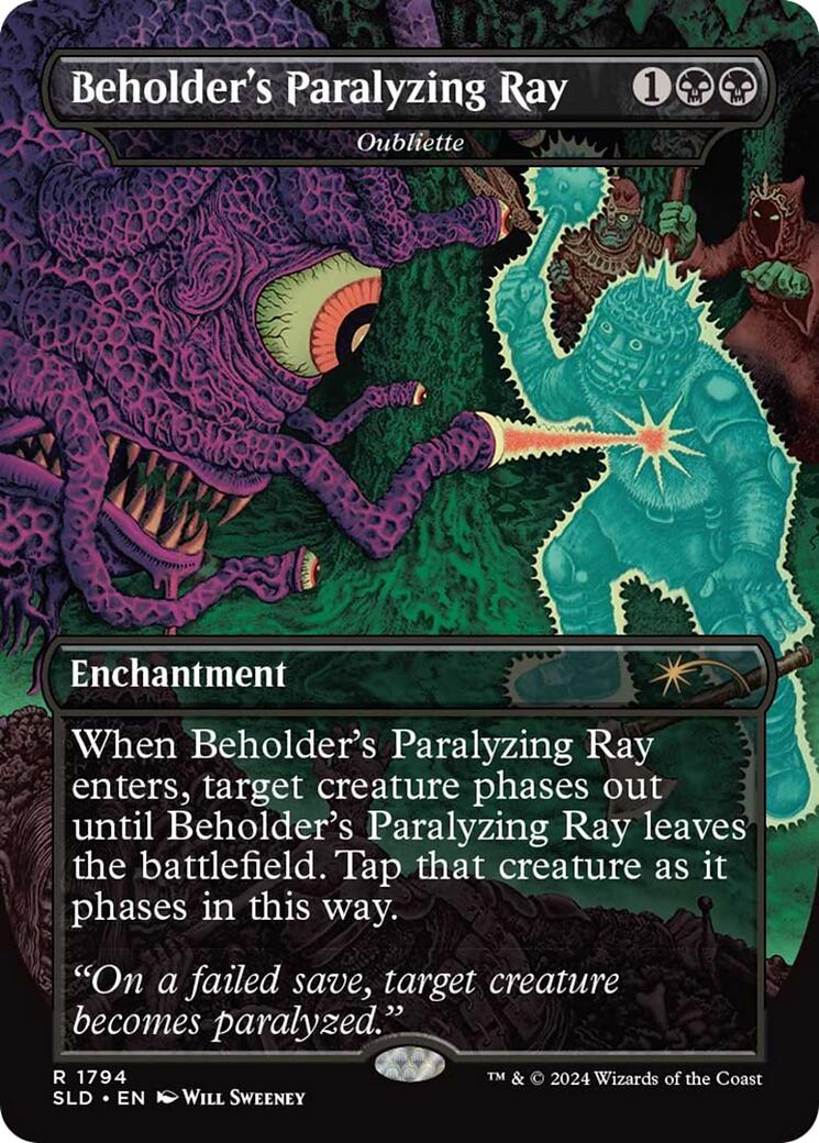 Beholder's Paralyzing Ray - Oubliette [Secret Lair Drop Series] | Odin's Place
