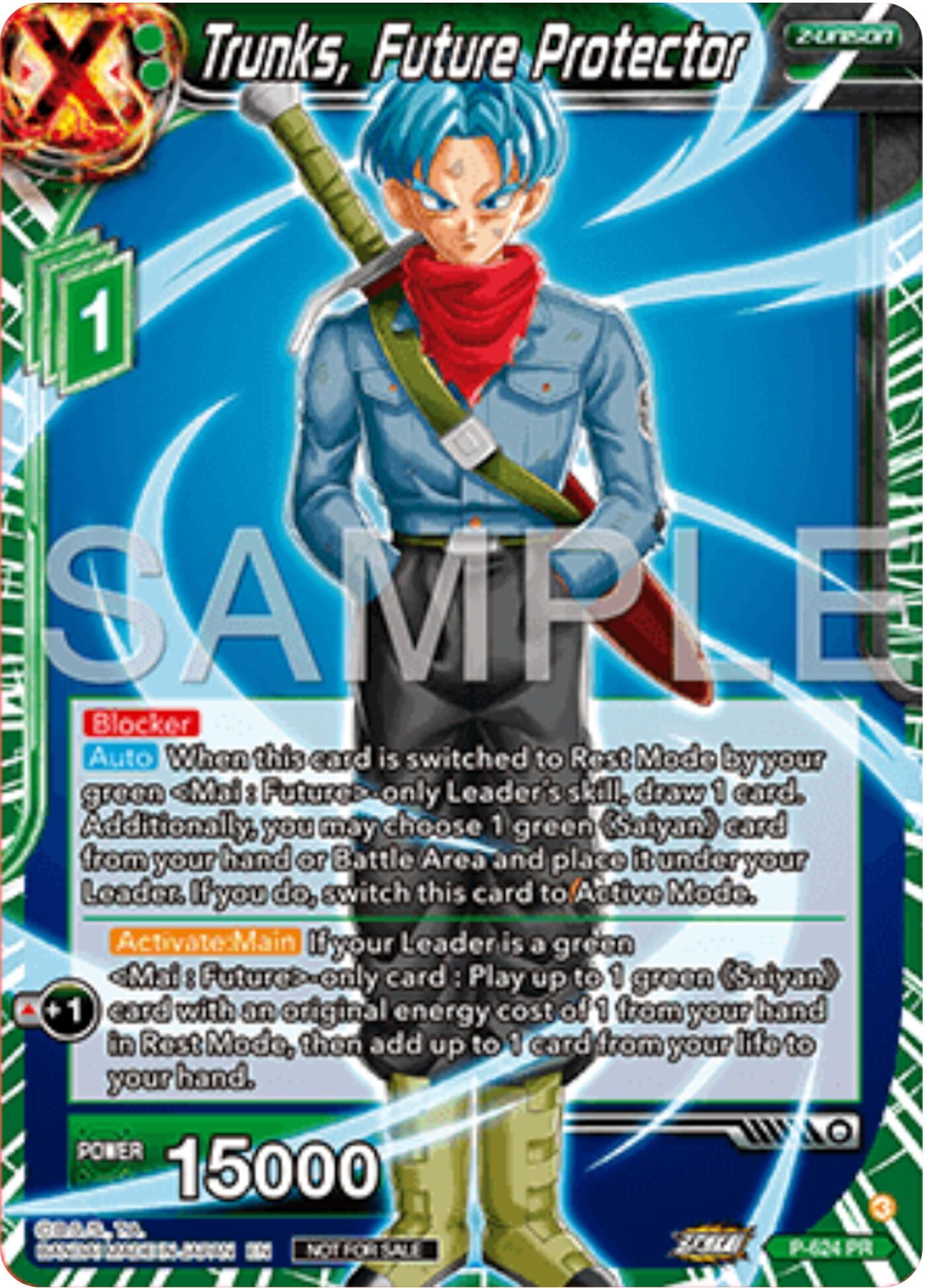 Trunks, Future Protector (P-424) [Promotion Cards] | Odin's Place