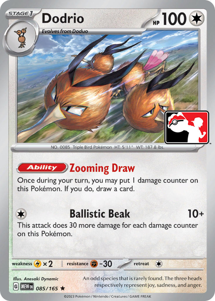 Dodrio (085/165) [Prize Pack Series Five] | Odin's Place