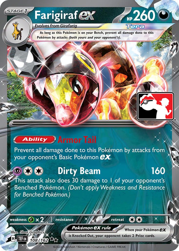 Farigiraf ex (108/162) [Prize Pack Series Five] | Odin's Place