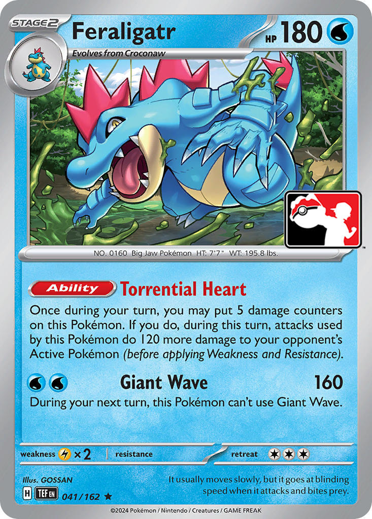 Feraligatr (041/162) [Prize Pack Series Five] | Odin's Place
