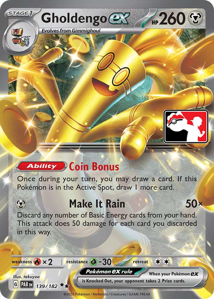 Gholdengo ex (139/182) [Prize Pack Series Five] | Odin's Place