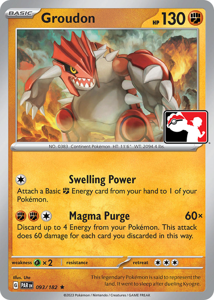Groudon (093/182) [Prize Pack Series Five] | Odin's Place