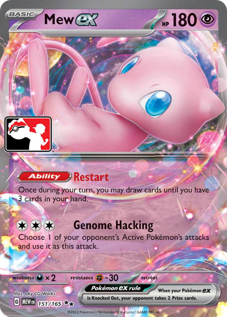 Mew ex (151/165) [Prize Pack Series Five] | Odin's Place
