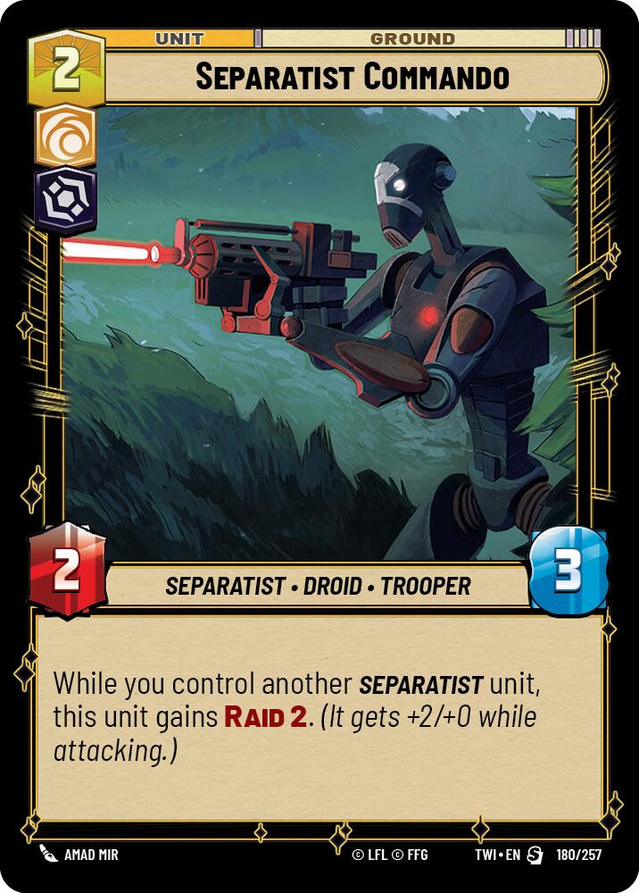 Separatist Commando (180/257) (180/257) [Twilight of the Republic] | Odin's Place